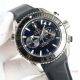 Copy Omega Seamaster Planet Ocean 600m Chronograph Watches Blue Rubber Strap (2)_th.jpg